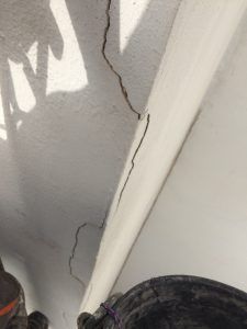 Grieta trabajos verticales