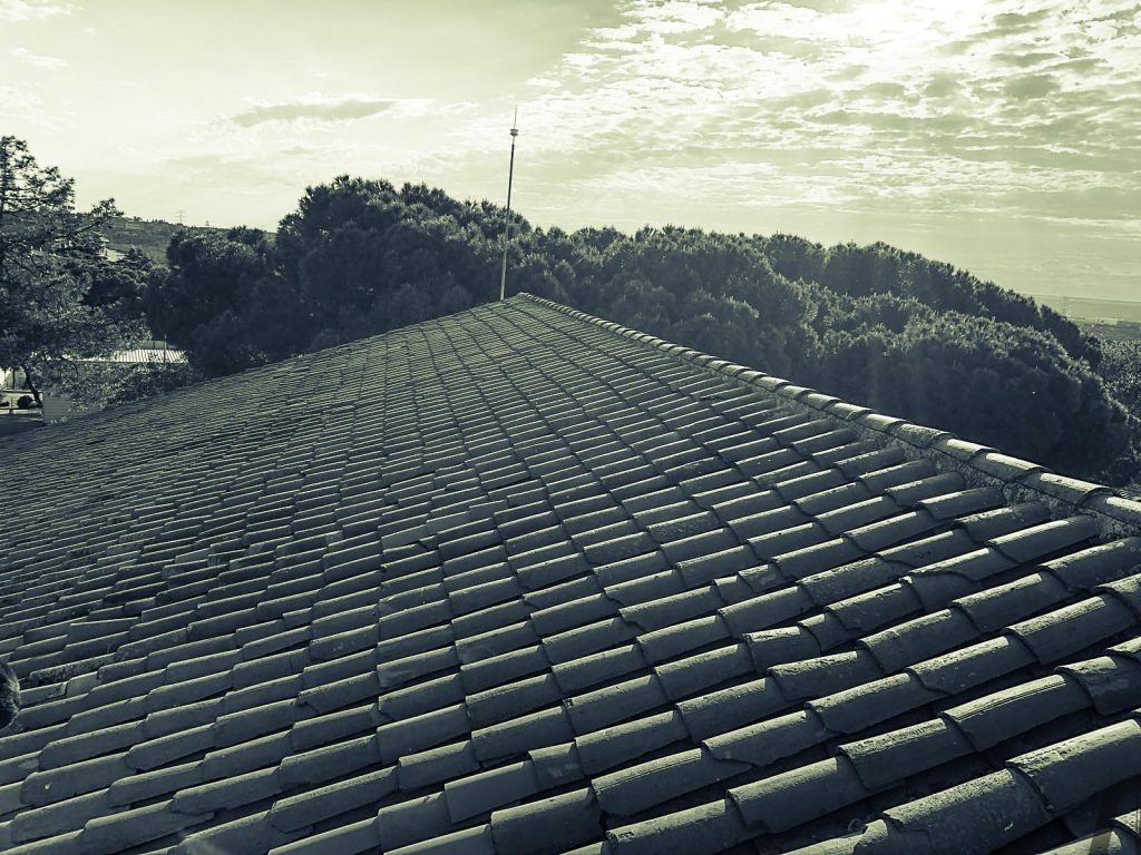 Linea de vida tejado a dos aguas